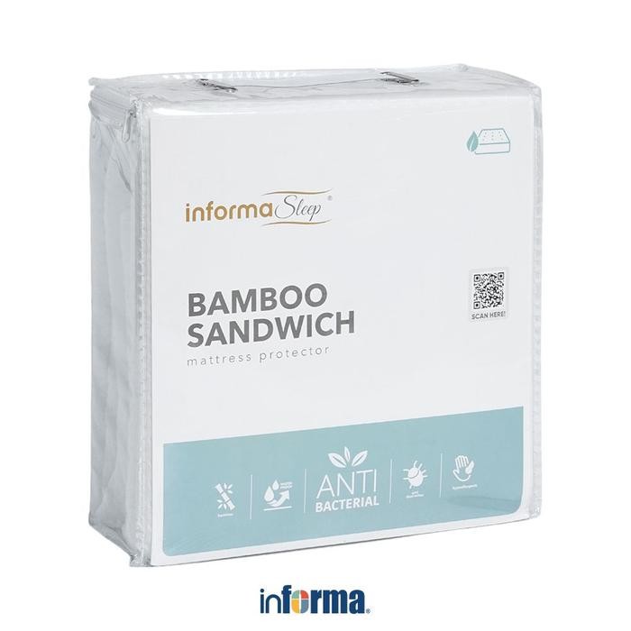 Informa Sleep 160X200 Cm Pelindung Kasur Bamboo Sandwich Terlaris