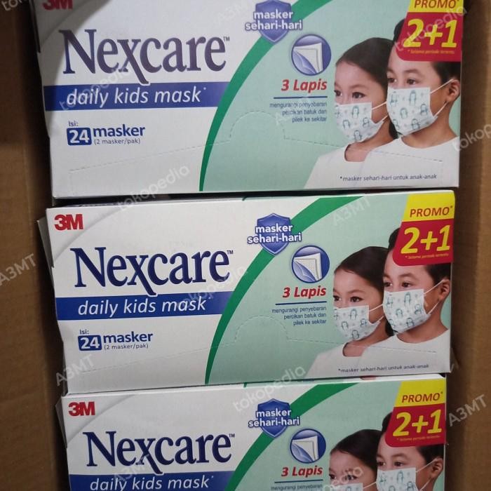 KJB Masker Nexcare Kids Anak Box isi 36 pcs Promo 3M-Nexcare MD-32