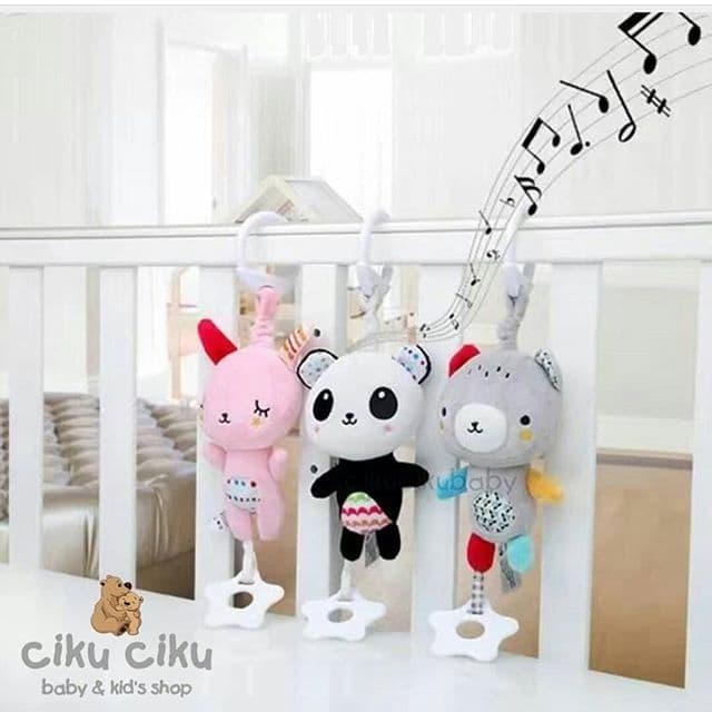 MAINAN ANAK HANG ANIMAL SOUND RATTLE