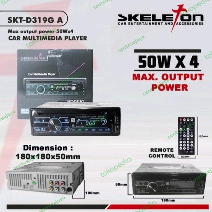 Tape Mobil Singledin DVD SKELETON SKT-D319G