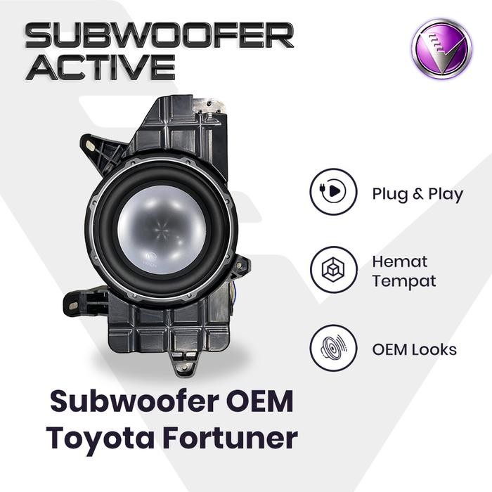 VENOM SUBWOOFER AKTIF OEM AUDIO MOBIL PLUG n PLAY