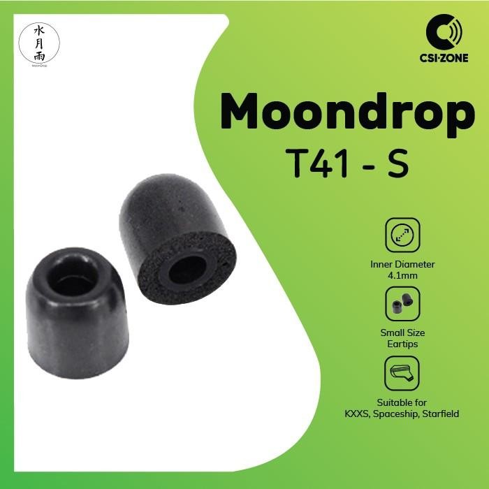 tvj7- Moondrop Mis-Tip Sponge Eartips T41 For In Ear Monitor Earphone