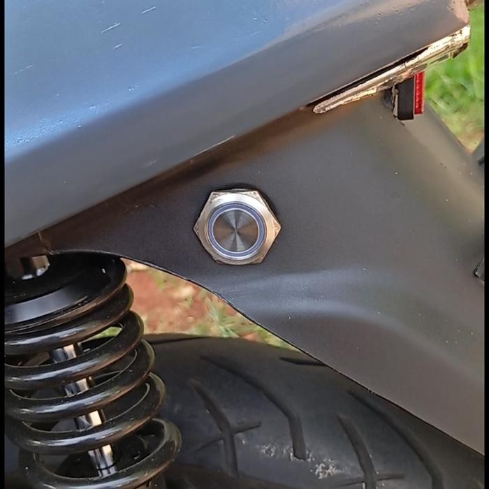 Kunci keyless dengan tombol start stop mio j, mio smile, beat, spacy, dll.