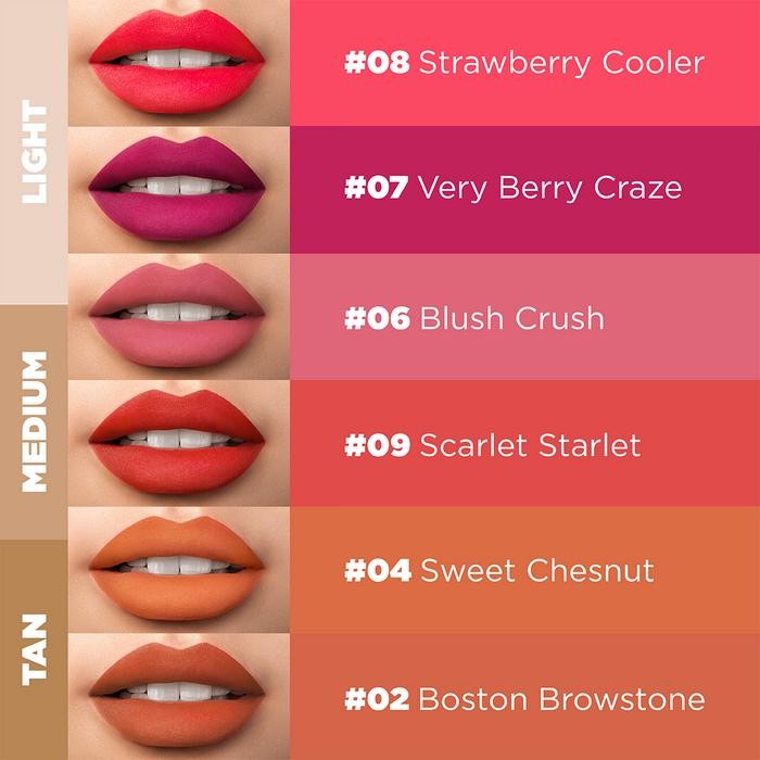 Sedia Rabbit Habit Velveteen Matte Lip Cream Natural Matte Finish, Smudge-Proof, Vegan &