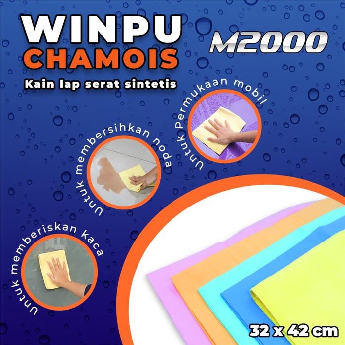 M2000 Kain Lap Kanebo Cuci Mobil Motor Ori/ MC-1101 P (TANPA BOTOL)