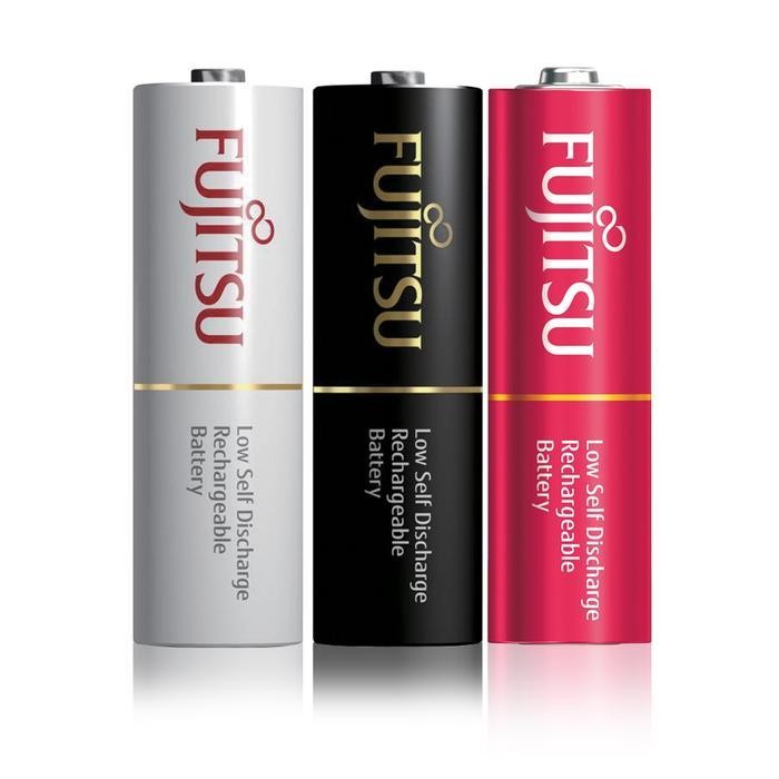 27vr- Fujitsu Bateri Aa Rechargeable 2450 Mah 2 Pcs - Tahan Lama Hingga 500 Kali Pengisian