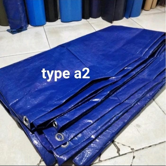 terpal plastik type a2 ukuran ,5x10,6x10,4x15