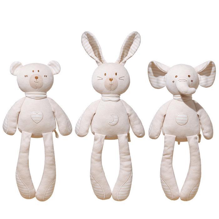 BROWN PLUSH DOLL Boneka kelinci bayi new born baby plush doll
