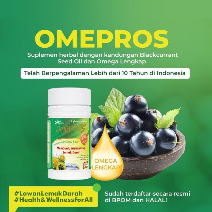 Terlaris Omepros / Suplemen / Omega 3 / Kolesterol