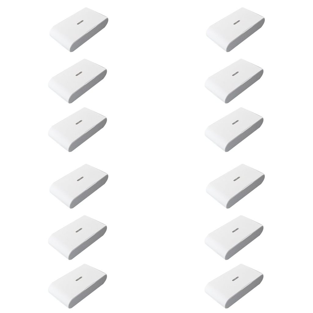 CYBER MONDAY12Pcs 433Mhz Wireless Vibration Glass Break Detector, Adjustable Sensitivity, Compatible