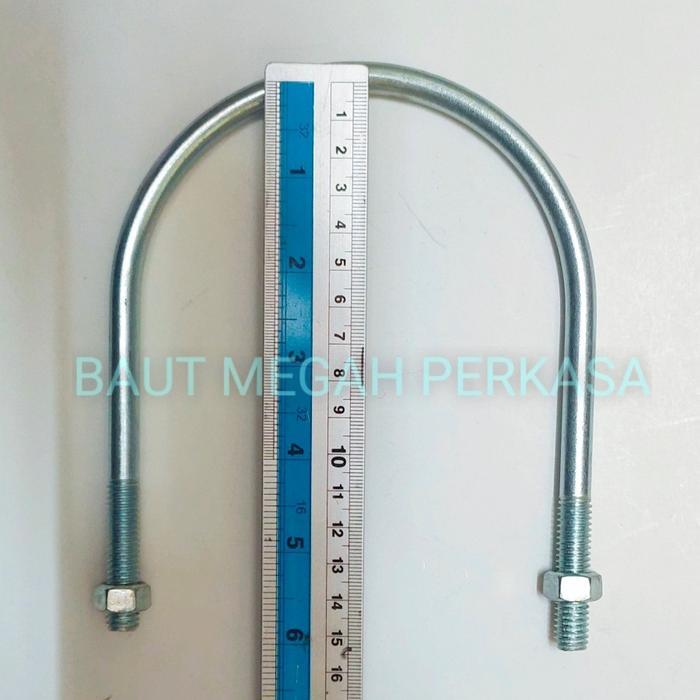 NEW U Bolt 4 inch / Klem Paralon / Klem Pipa