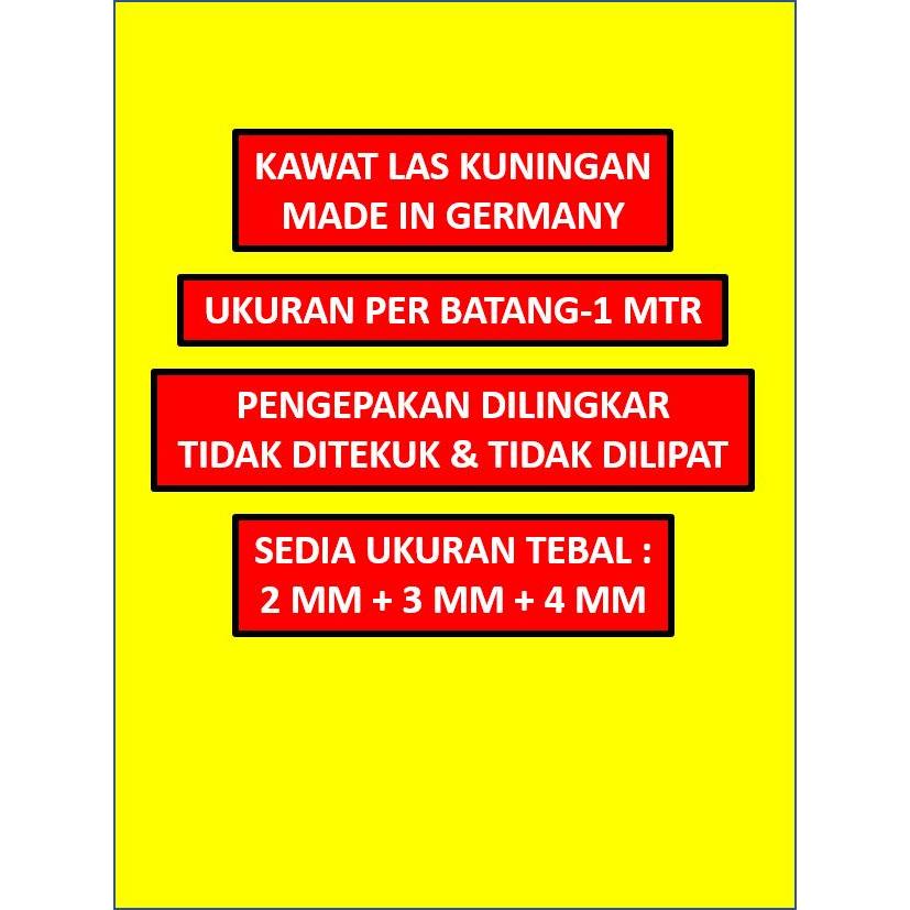 "New" Kawat Las Kuningan 2 mm - Kawat Las