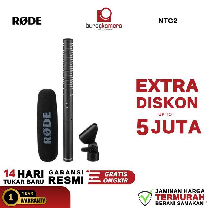 Rode NTG2 / NTG 2 Shotgun Microphone Original RESMI