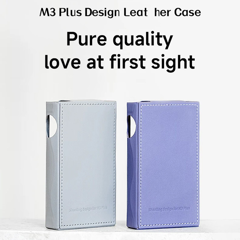 SHANLING Leather Case for M3 PLUS Protable Music Player M3 PLUS MP3 Music Player Protective Case M3