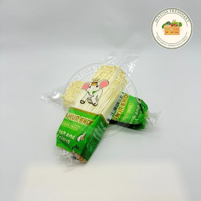 NEW!! [SENTOSA FRESHMART] JAMUR ENOKI CHINA / ENOKI MUSHROOM CHINA per PACK @100gr
