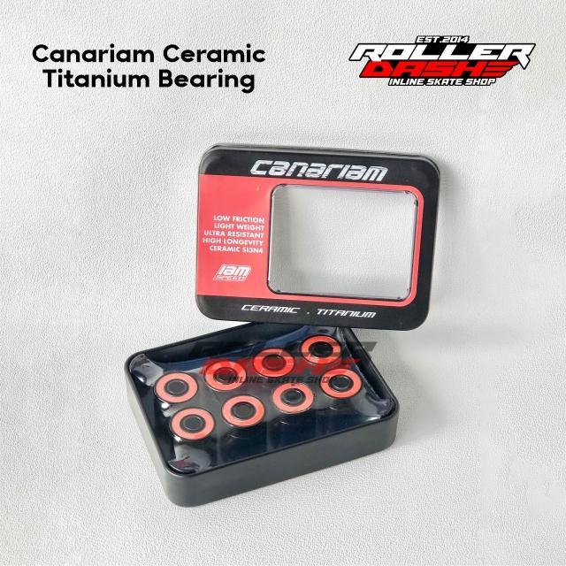 CANARIAM GOLD TITANIUM Bearing untuk Inline Speed Skate Sepatu Roda