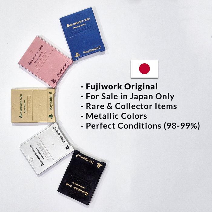 Rare Memorycard Ps2 Fujiwork Original Japan Memory Card Magic Gate 8Mb Playstation 2 Pasti Promo