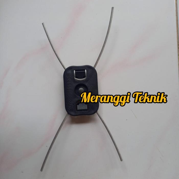 Adaptor mesin potong baterai cordless rumput nylon nilon senar