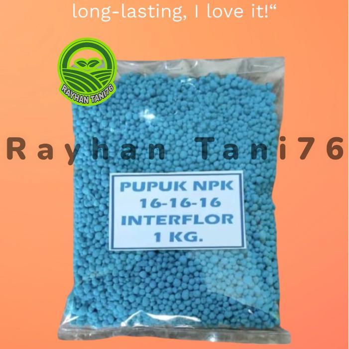 PUPUK INTERFLOR NPK 16.16.16 ISI BERSIH 2KG