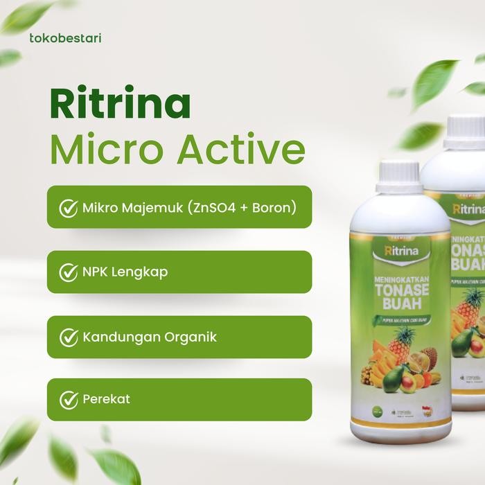 

Promo Ritrina 1 Liter - Pupuk Cair Mikronutrisi Organik Lengkap Untuk Segala Tanaman Diskon