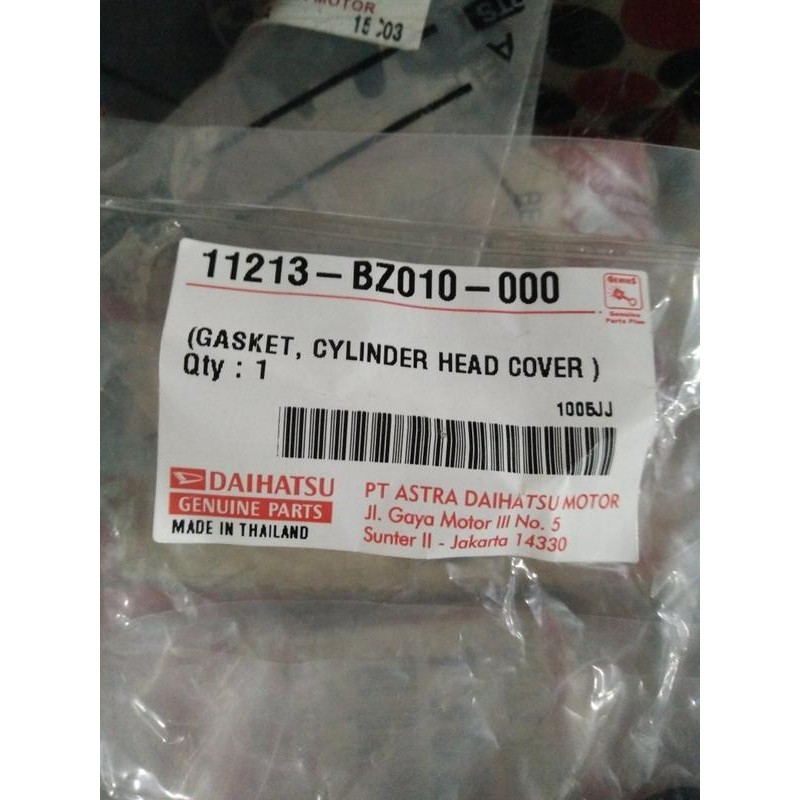 KARET TUTUP KLEP DAIHATSU TERIOS 11213 - BZ010 ASLI DAI -12992