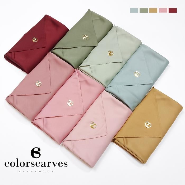 Hijab Miss Color Voile Scarf Pano Sati - Hijab Size 120 X 120