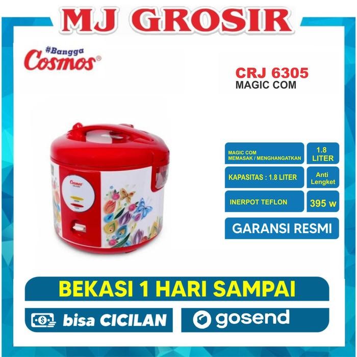 Promo Magic Com Cosmos Crj 6305 Teflon 1.8 Liter Murah Harmond