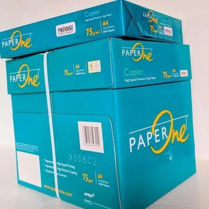 

NEW PRODUK KERTAS HVS A4 PAPER ONE (1 DUS / 5 RIM / 2500 LEMBAR) WARUNG ARA67