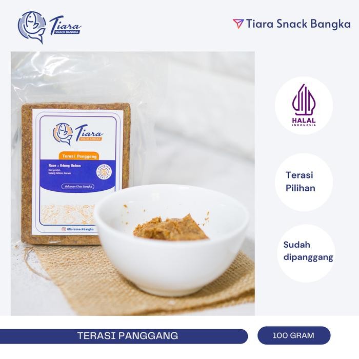 

Pilihan- Terasi Panggang Belacan Bakar Asli Bangka Siap Saji Kemasan Vakum