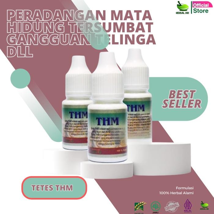 Pilihan- Obat Herbal Tetes Thm Untuk Mata Hidung Telinga Thm Herbal Tetes