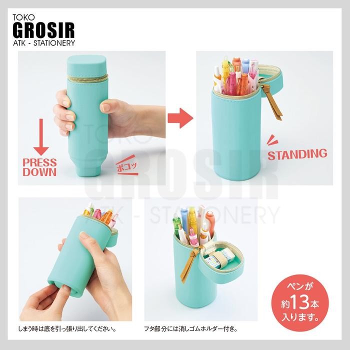

LIHIT LAB TEMPAT PENCIL STAND PEN CASE A-7732