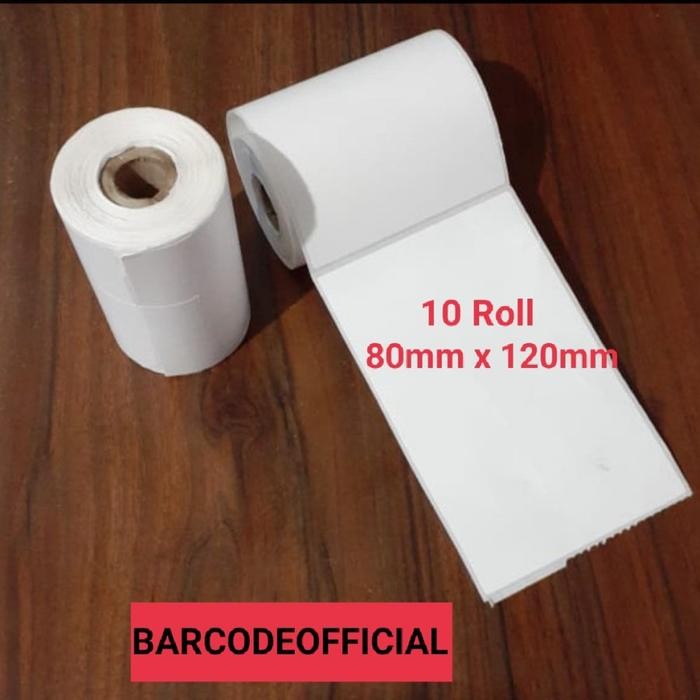 

Label Barcode Direct Thermal 80X120 80 X 120 Core 1" Isi 500 Pcs
