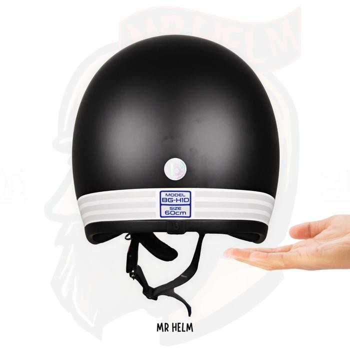 Bisa Grab Helm Bogo Retro Original Premium Quality Free Pet