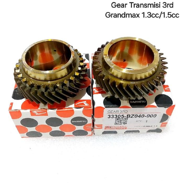 gear gigi transmisi 3 grandmax1.5 ukuran gigi 27x33