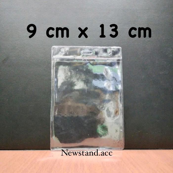 

HRG DISKON Kantong Plastik Mika Cover Nametag Panitia / ID CARD Uk. 9 x 13 cm 1 pack (100pcs)