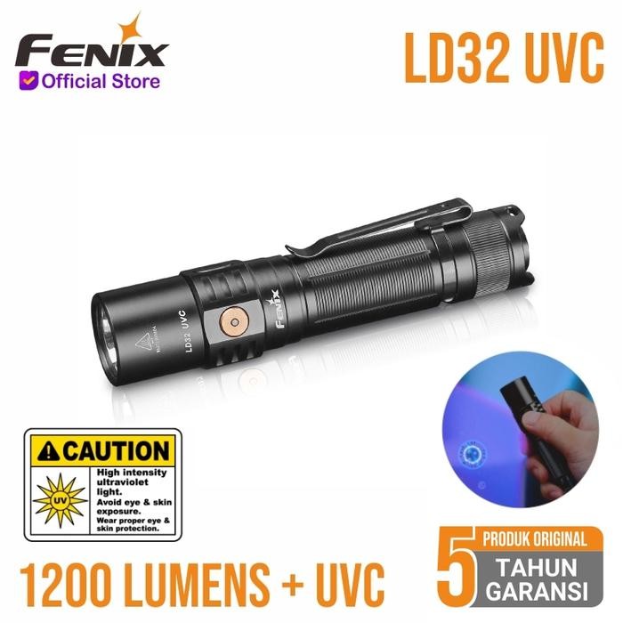 Fenix LD32 UVC Senter Cool White + UVC Disinfection Flashlht masih ready