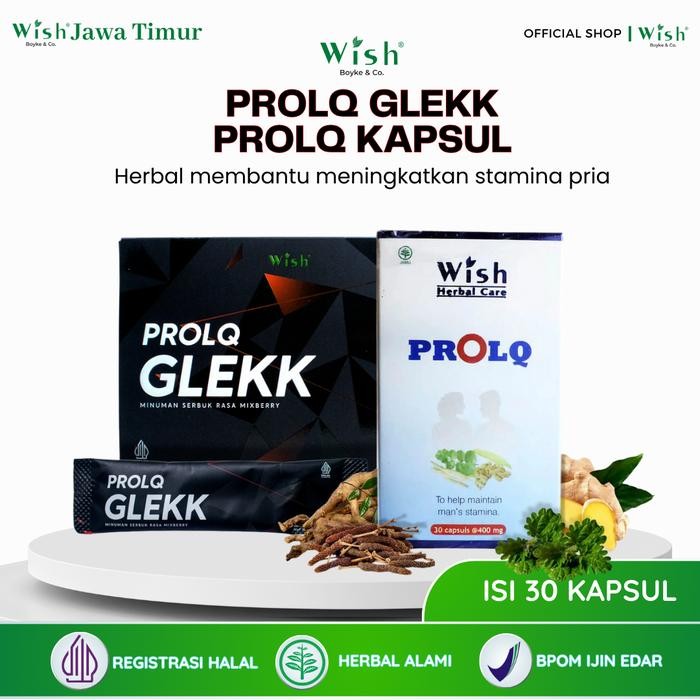 Wish Paket Ejakulasi ProLq Kapsul dan ProLq Glekk