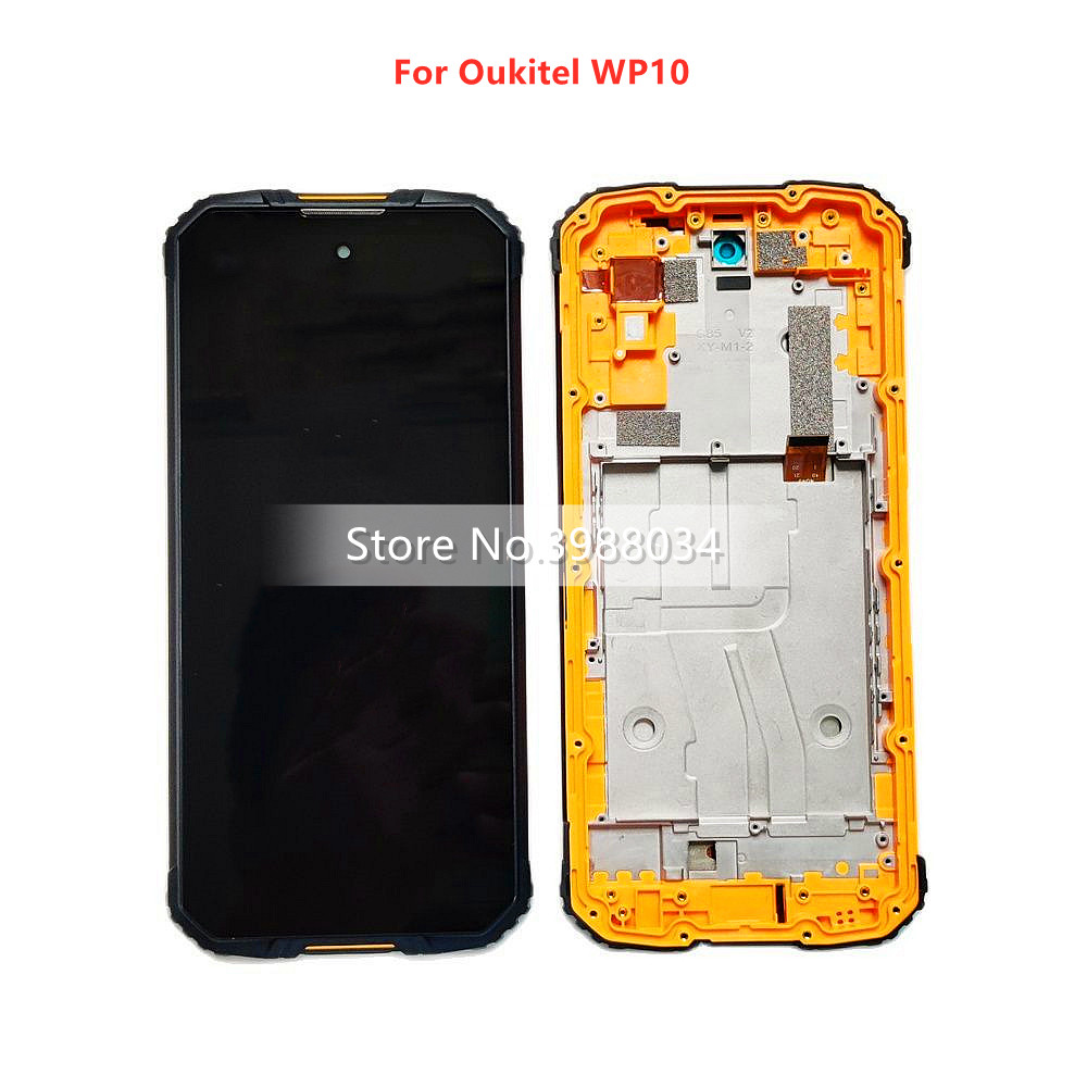 Original Oukitel WP10 6.67" FHD+ LCD Display With Frame + Screen Touch Digitizer Assembly For Oukite