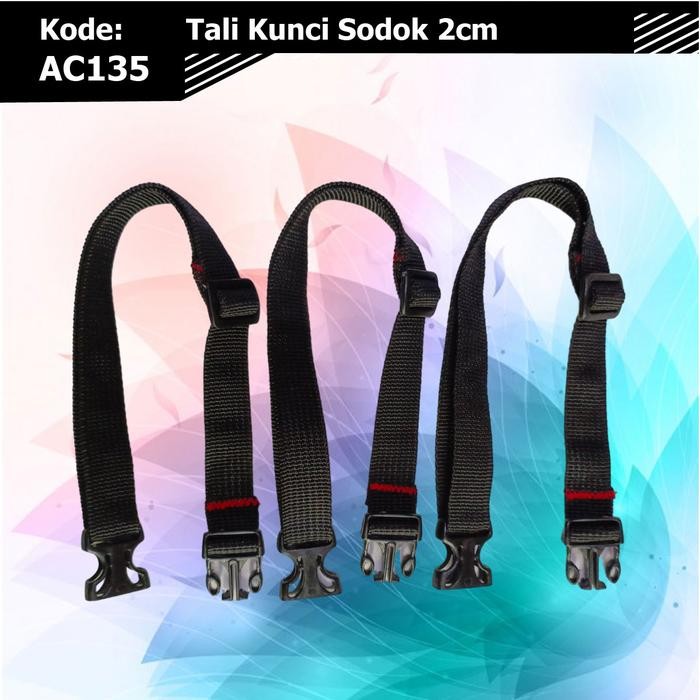 

New Tali Pengikat Kunci Sodok 2cm AC135 Tali Ikat Kabel Tali Strap Tas
