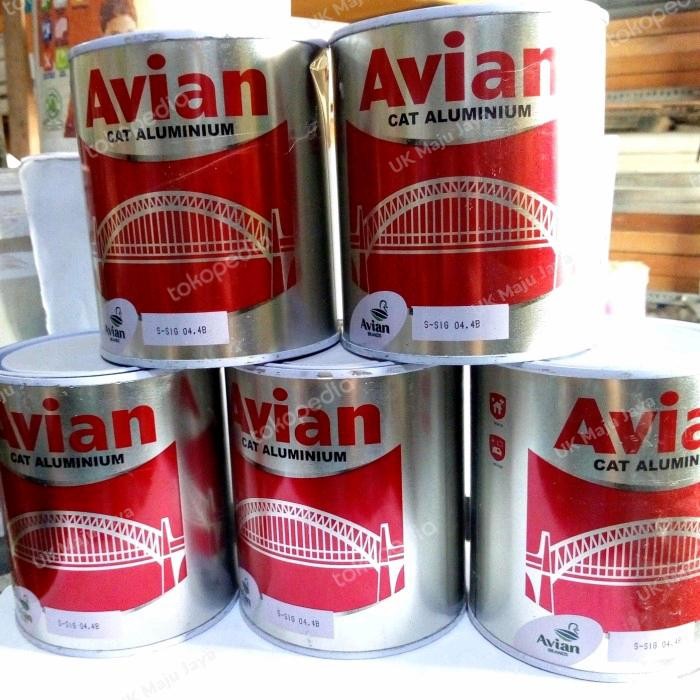 Terbaik Cat Alumunium Silver Chrome Avian 1 Kg 100% Ori