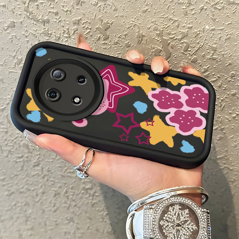 Casing Hp Untuk Untuk Itel Rs 4 P55 5G P65 A70 A80 S23 Case Bintang Kelinci Softcase Silikon Kesing 