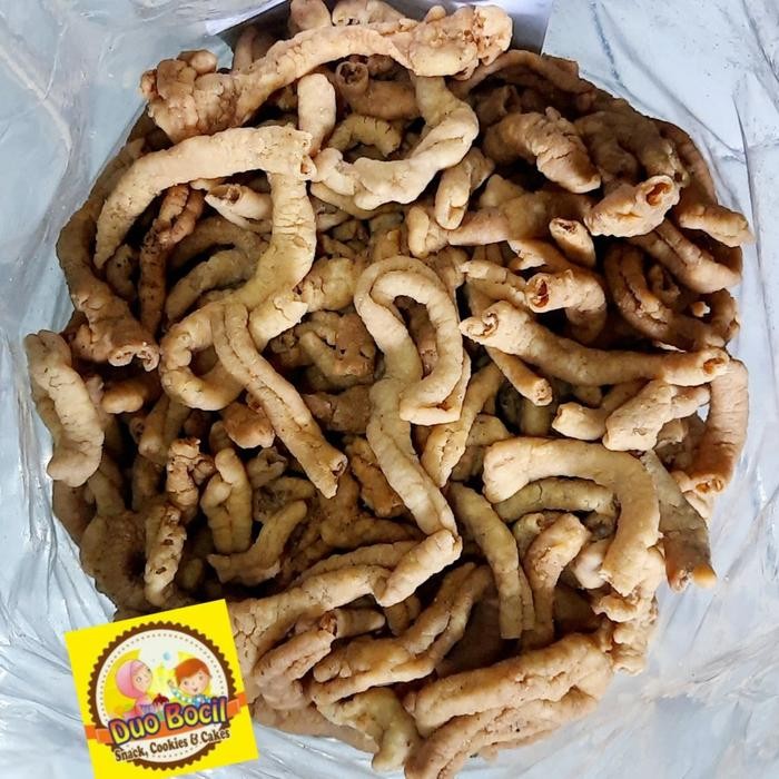 

New Keripik Usus Ayam Tepung Crispy 250 Gram - Duo Bocil Snack
