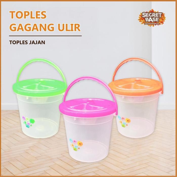 TOPLES GAGANG ULIR - Toples Hajatan Murah/ Tas Belanja /Toples Plastik