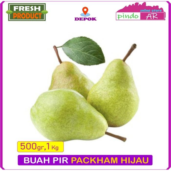 Pilihan- Buah Pir Hijau / Pear Packham Fresh 1Kg