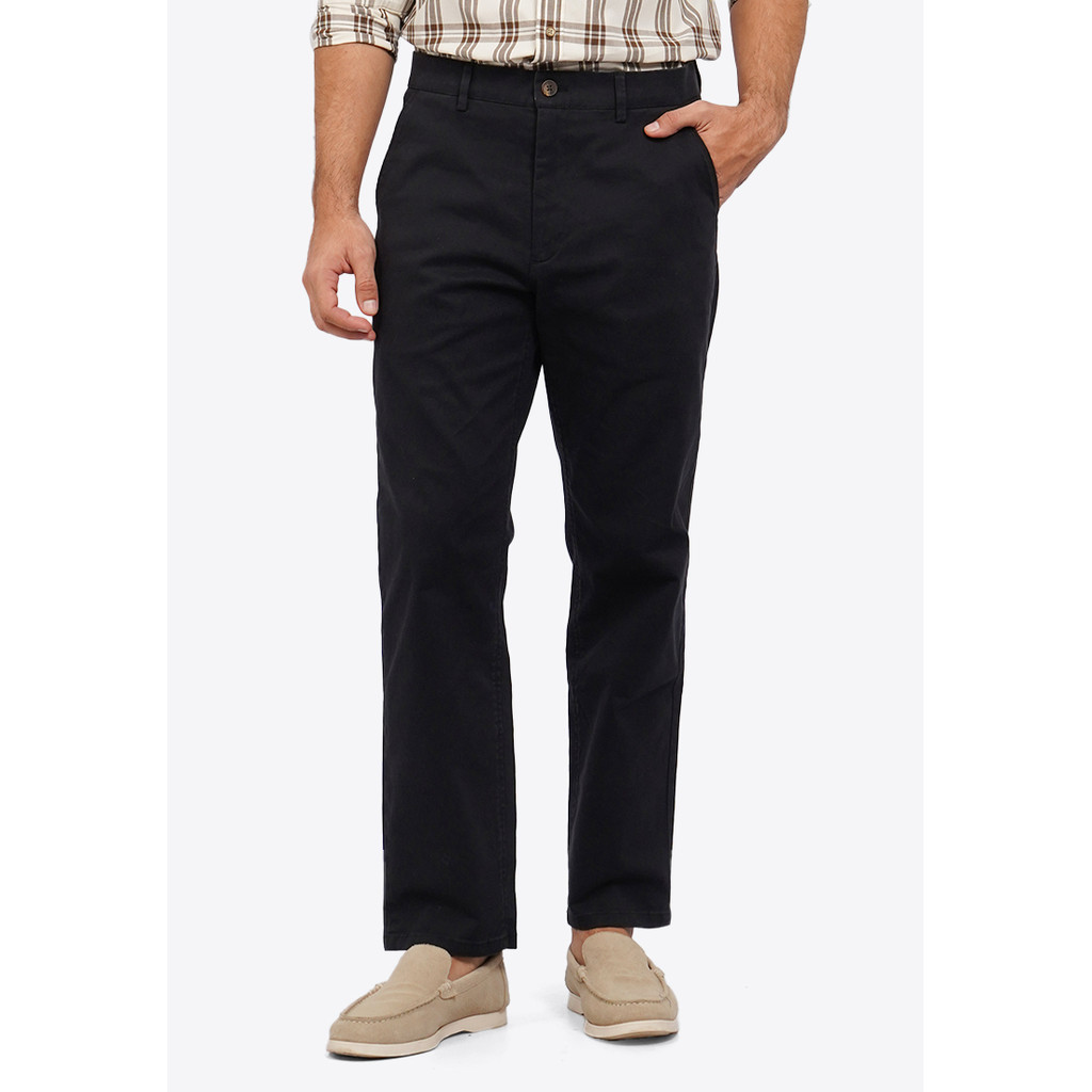 WOOD Ankle Length Chinos Pants 2-OPXLXC225H015 Black