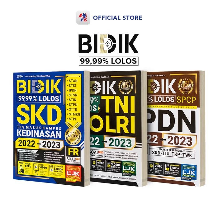 Buku Tes TNI Polri 2022-2023 Bidik Lolos Tes Kedinasan TNI POLRI Buku IPDN 2022 2023
