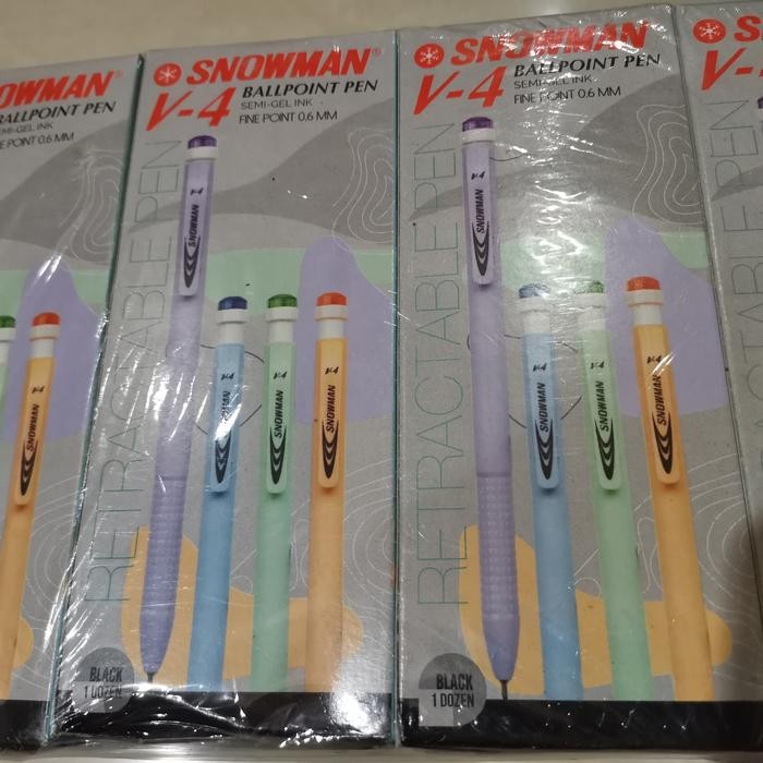 

OJ ballpoint/bolpen/pen snowman V4