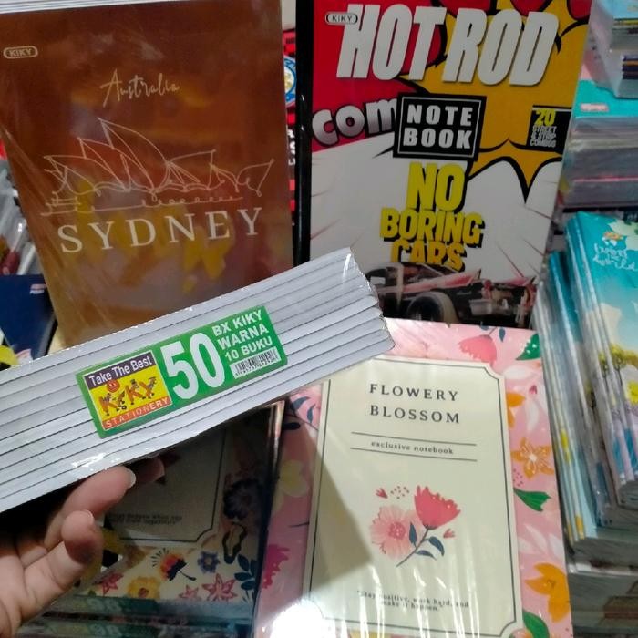 

OJ 1 Pak isi 10 BUKU TULIS BOXY WARNA 50 LEMBAR OKAY KIKY PER PACK Paper