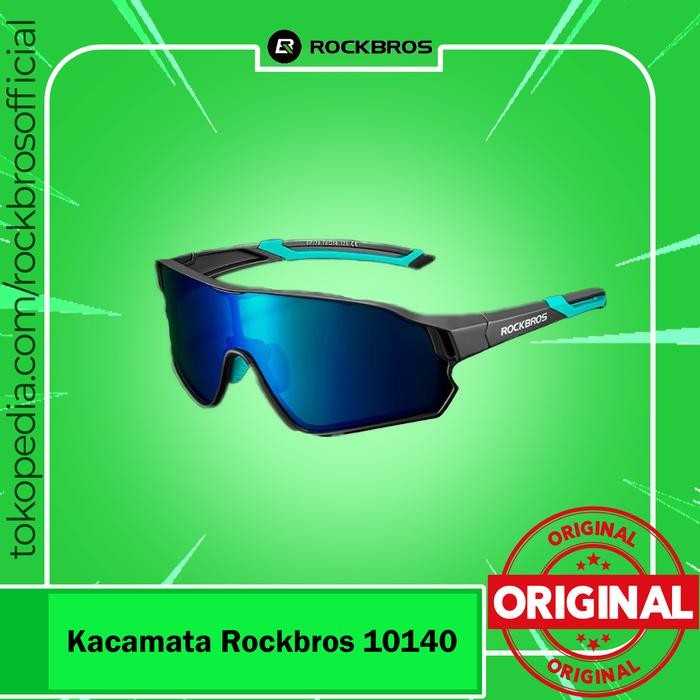Kacamata Rockbros 10140 Sunglasses Polarized Lens Anti UV Sport Gowes