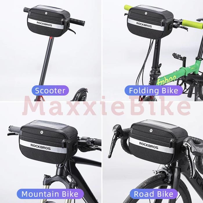 Eiger Sport - B27 Tas Sepeda Bike Handlebar Bag Waterproof Touchscreen